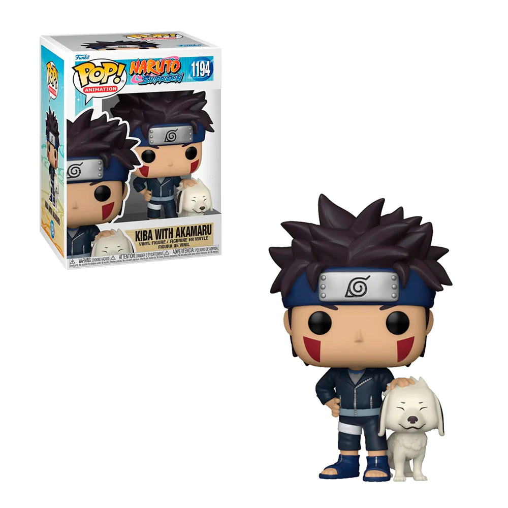 Funko pop Animation: Naruto - Kiba con Akamaru #1194