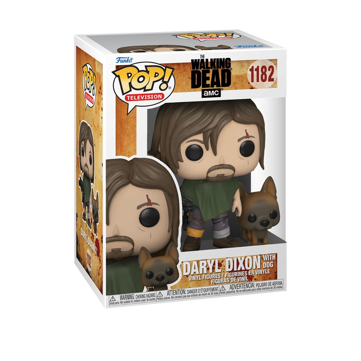 Funko Pop Televisión The walking dead Daryl Dixon con perro