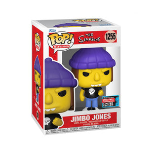 Funko pop Televisión: Los Simpsons- Jimbo Jones #1255 exclusivo fall convention